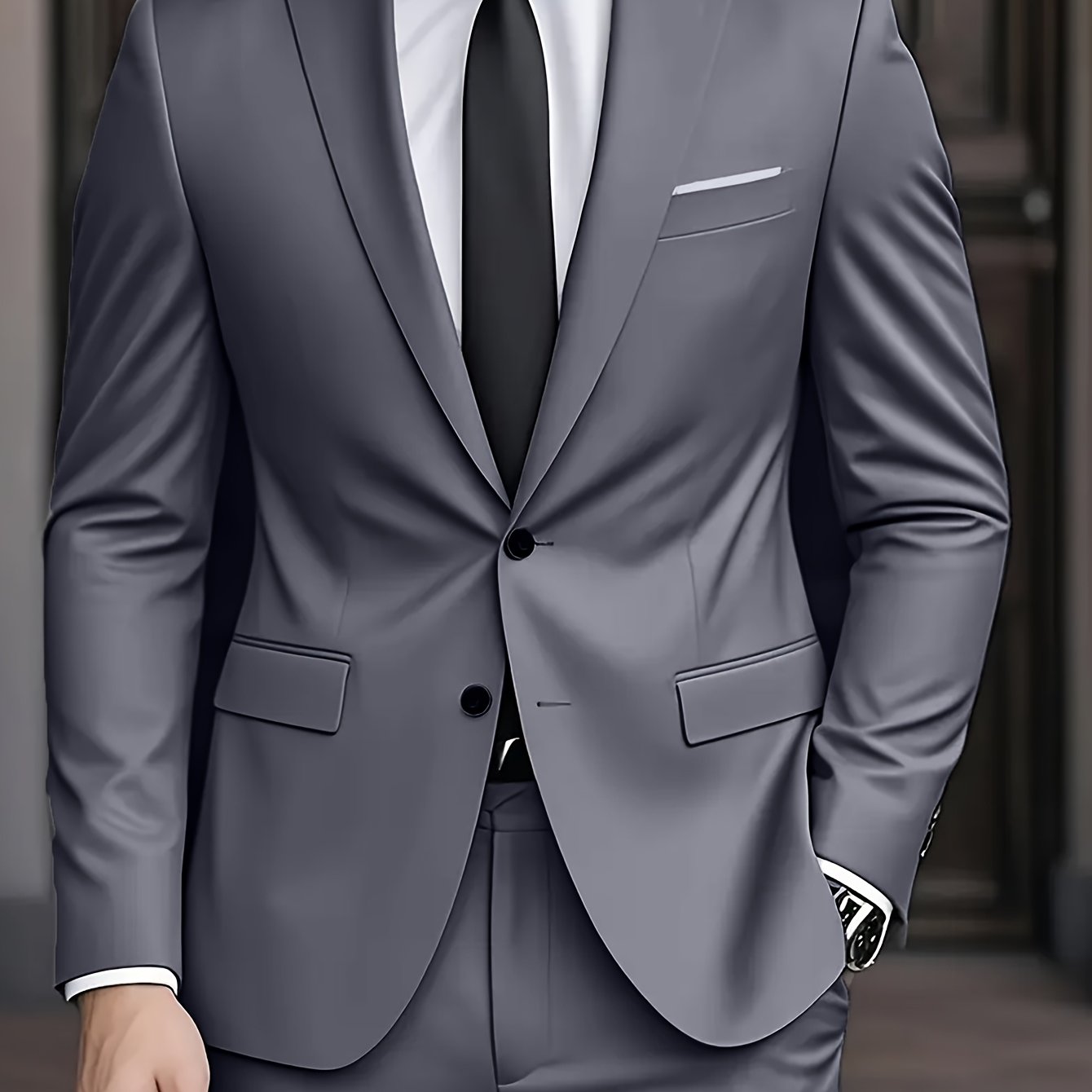 Men's Slim Fit Suit | Single-Breasted