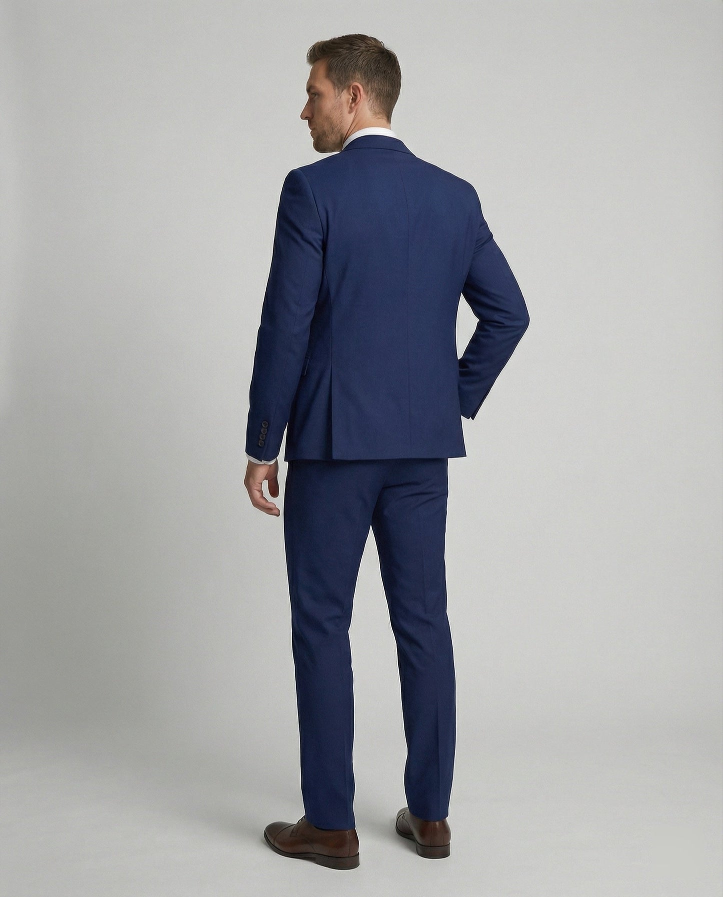 Men's Slim Fit Three-Piece Suit | Notch Lapel