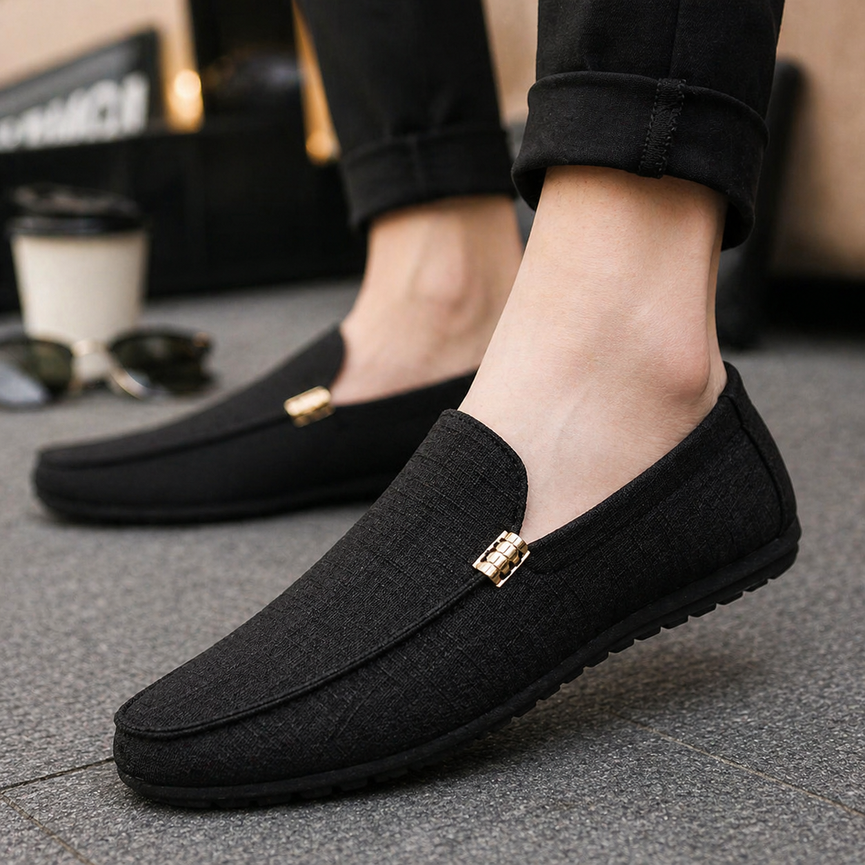Men's Slip-On Driving Loafers | Moccasin