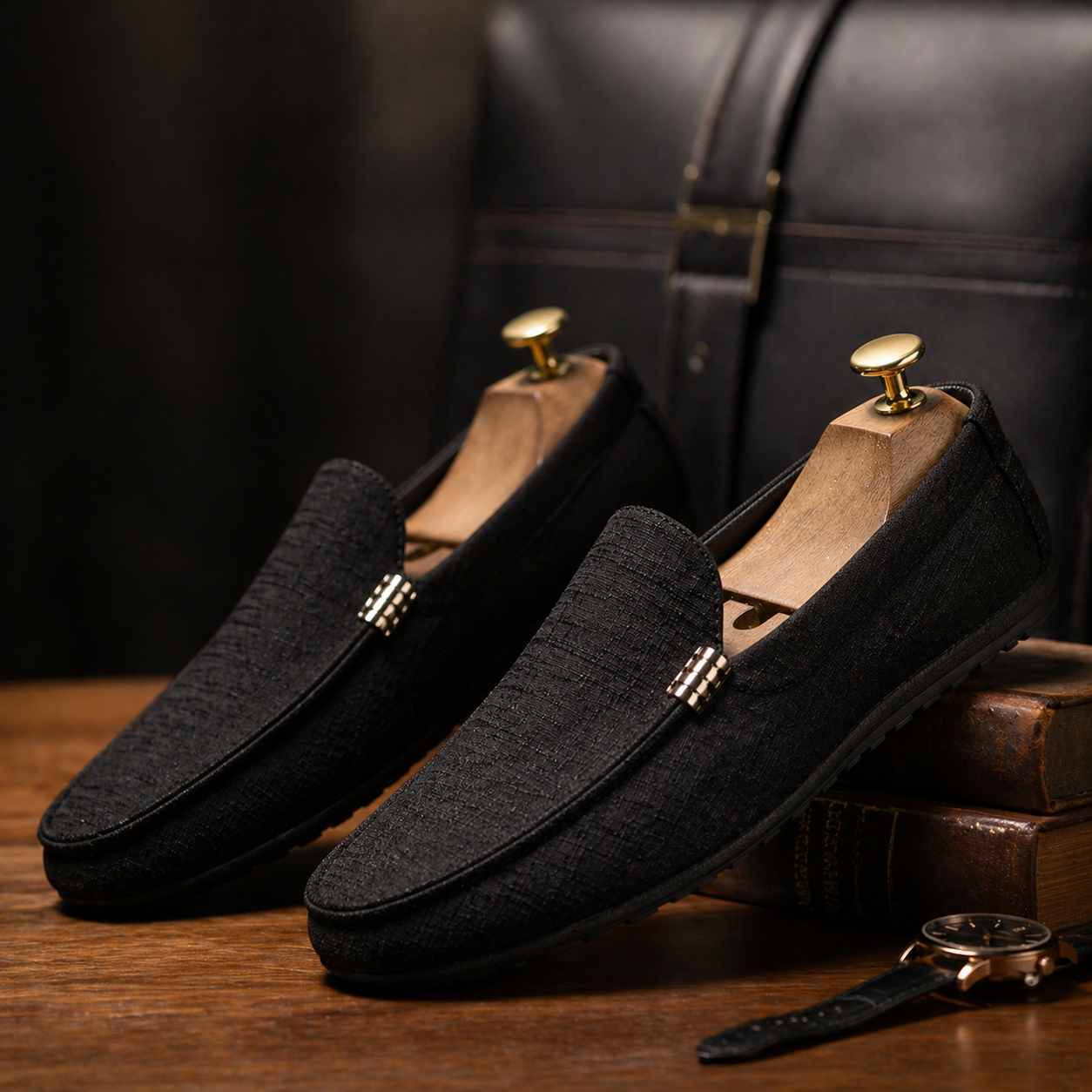 Men's Slip-On Driving Loafers | Moccasin