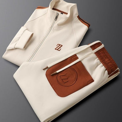 Men's Stand Collar Track Jacket | Zip-Up