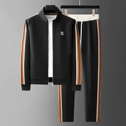 Men's Stand Collar Track Jacket | Zip-Up