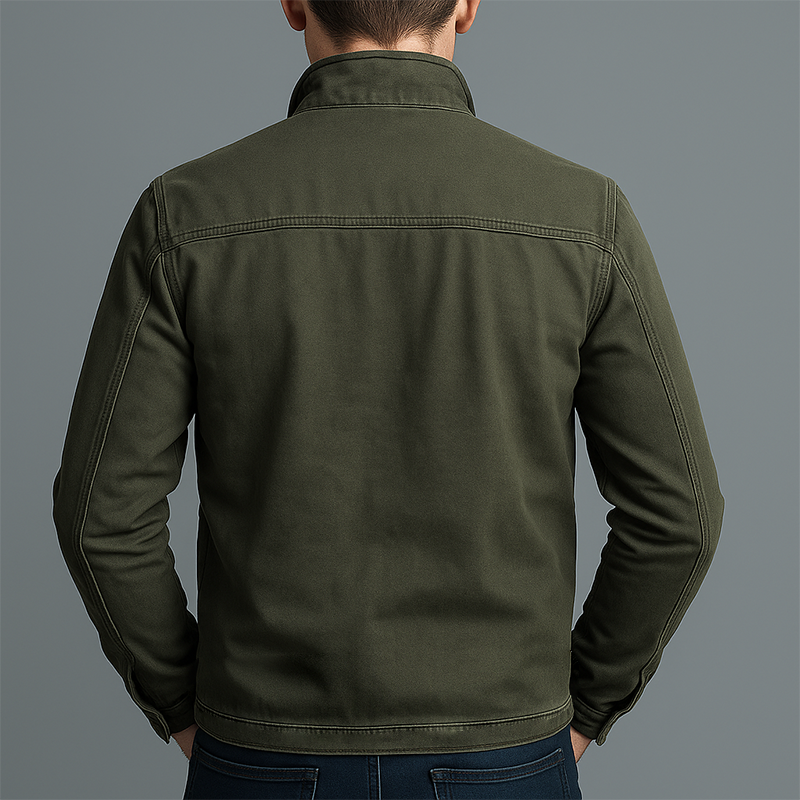 Men's Stand Collar Zip Jacket | Casual