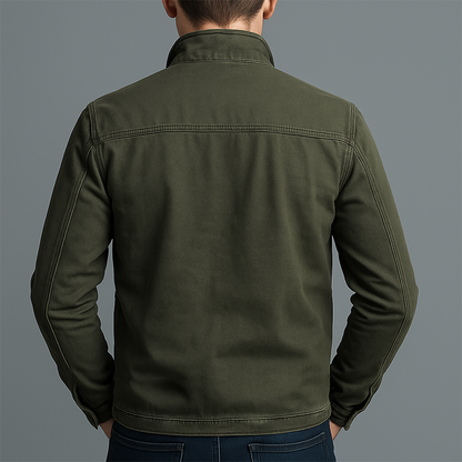 Men's Stand Collar Zip Jacket | Casual