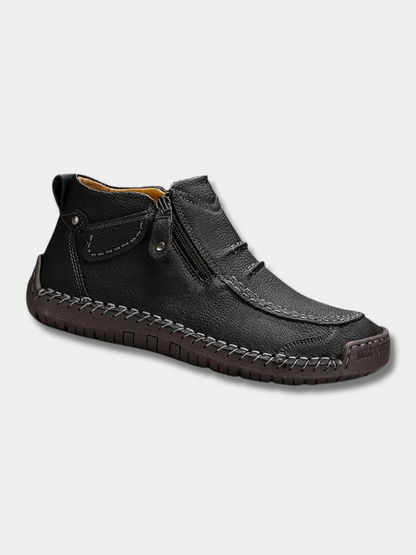 Men's Stitched Zip-Up Boots | Ankle
