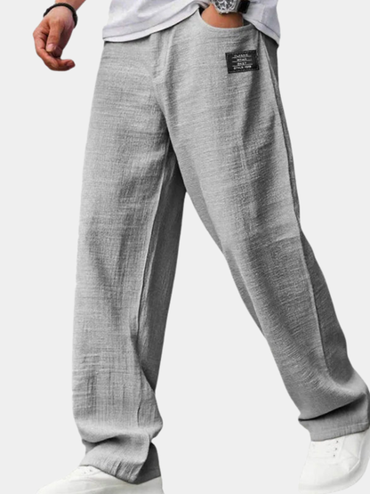 Men's Straight Leg Casual Trousers | Relaxed Fit