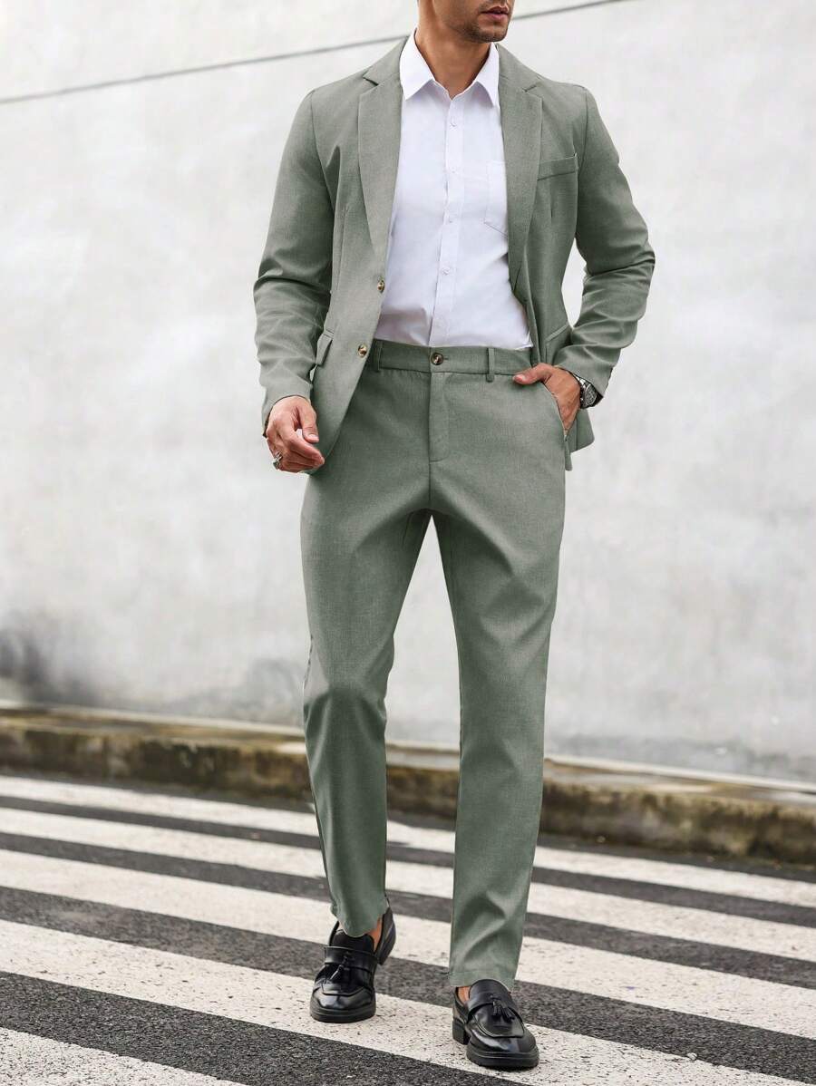 Men's Tailored Slim Fit Suit | Two-Piece