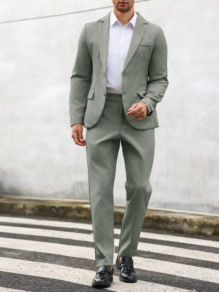 Men's Tailored Slim Fit Suit | Two-Piece