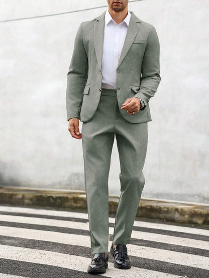 Men's Tailored Slim Fit Suit | Two-Piece