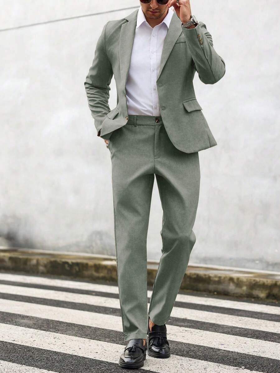 Men's Tailored Slim Fit Suit | Two-Piece