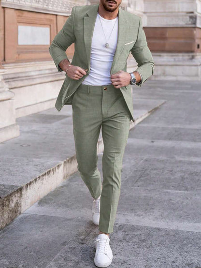 Men's Tailored Slim Fit Suit | Two-Piece
