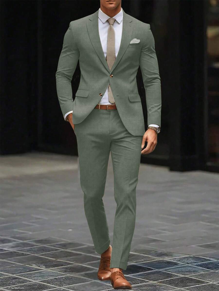 Men's Tailored Slim Fit Suit | Two-Piece