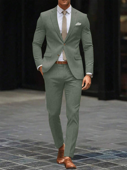 Men's Tailored Slim Fit Suit | Two-Piece