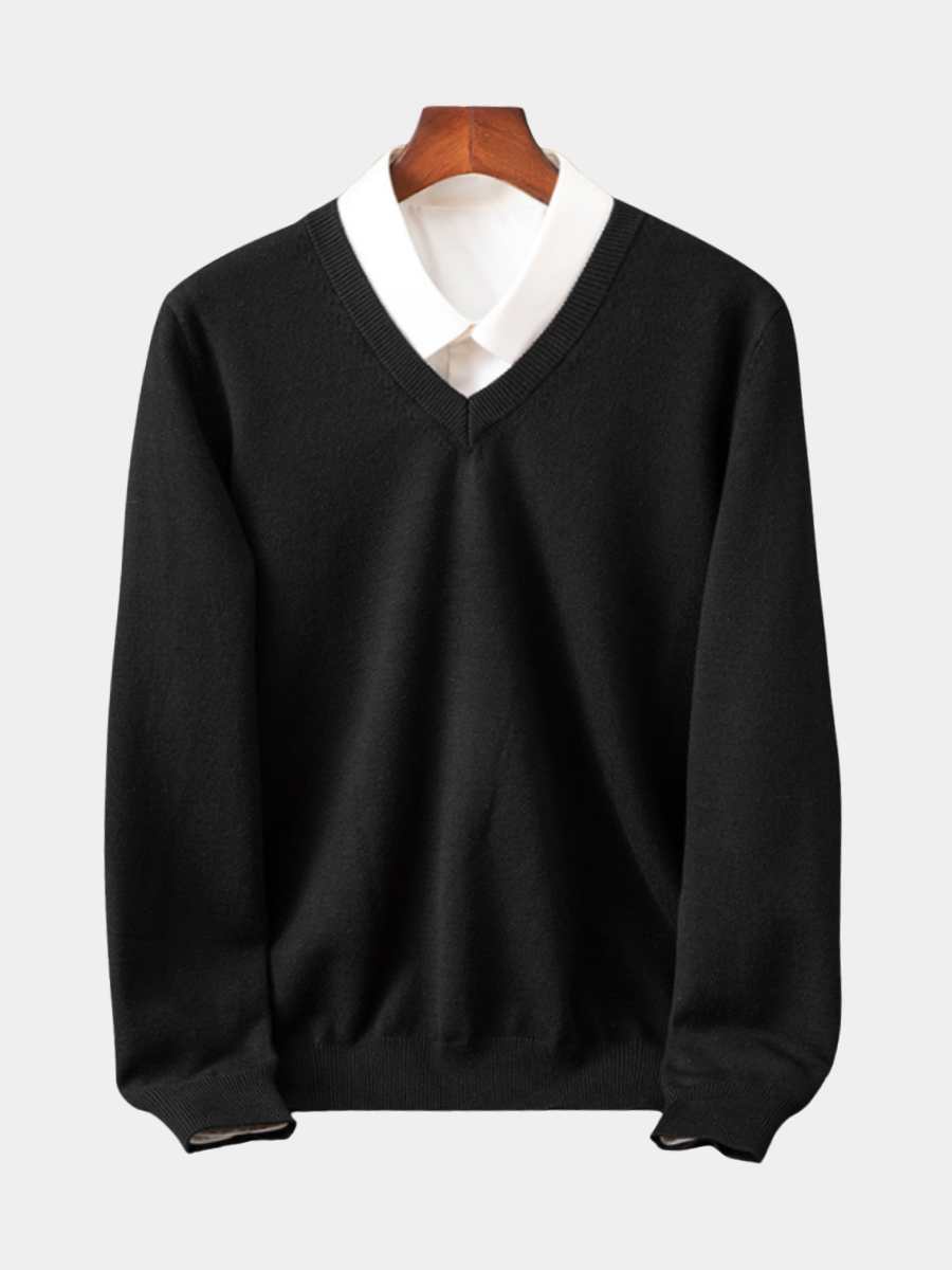 Men's V-Neck Jumper | Long Sleeve