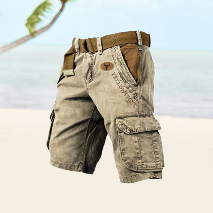 Men's Vintage Cargo Shorts | Multi-Pocket