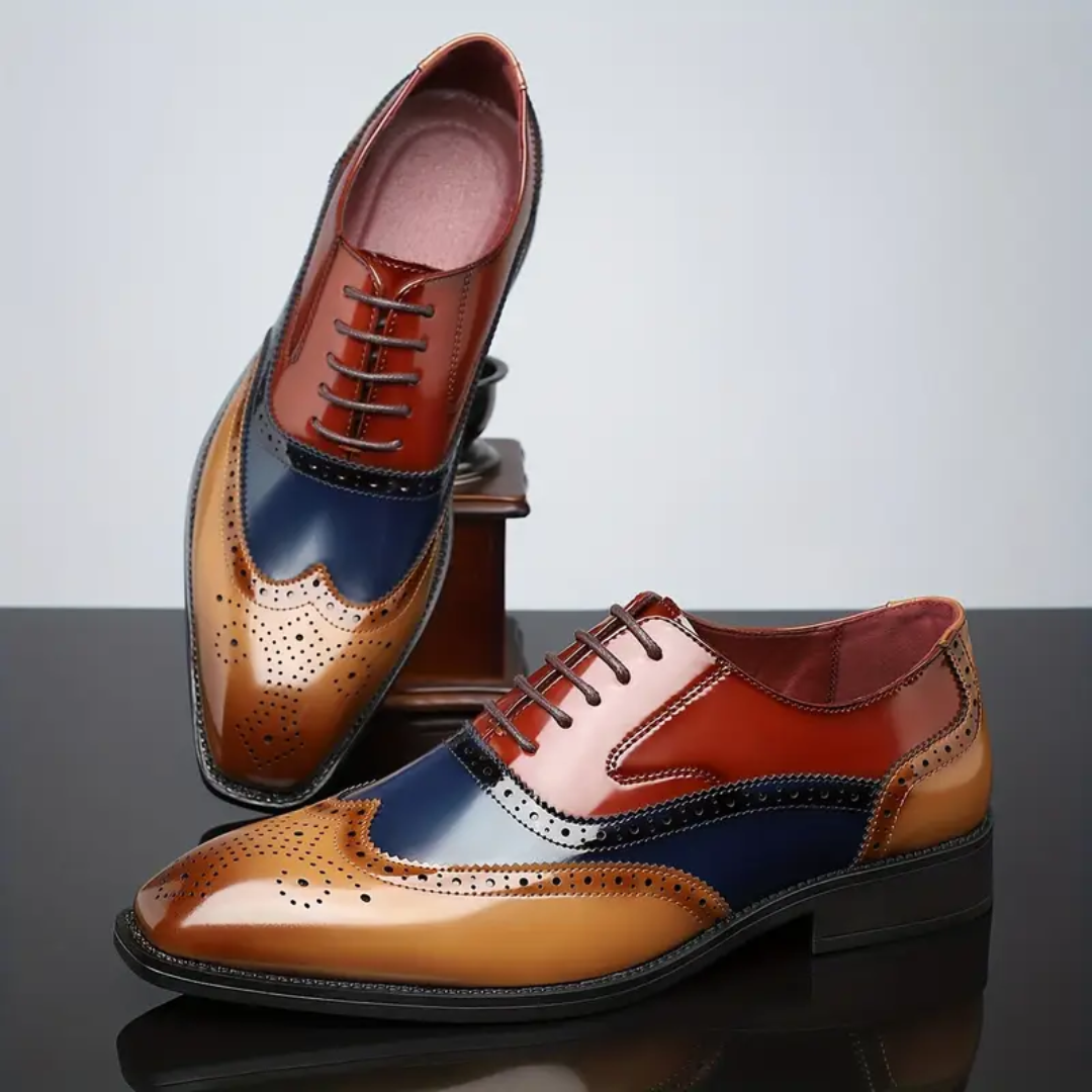 Men's Wingtip Brogue Oxford Shoes | Lace-Up