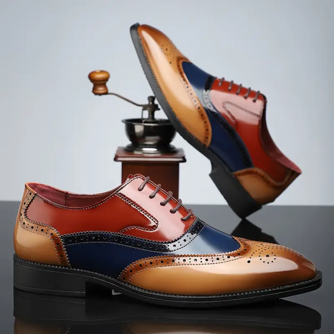 Men's Wingtip Brogue Oxford Shoes | Lace-Up