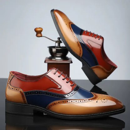 Men's Wingtip Brogue Oxford Shoes | Lace-Up