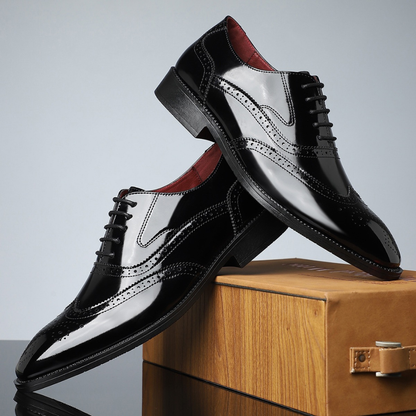 Men's Wingtip Brogue Oxford Shoes | Lace-Up