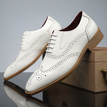 Men's Wingtip Brogue Oxford Shoes | Lace-Up