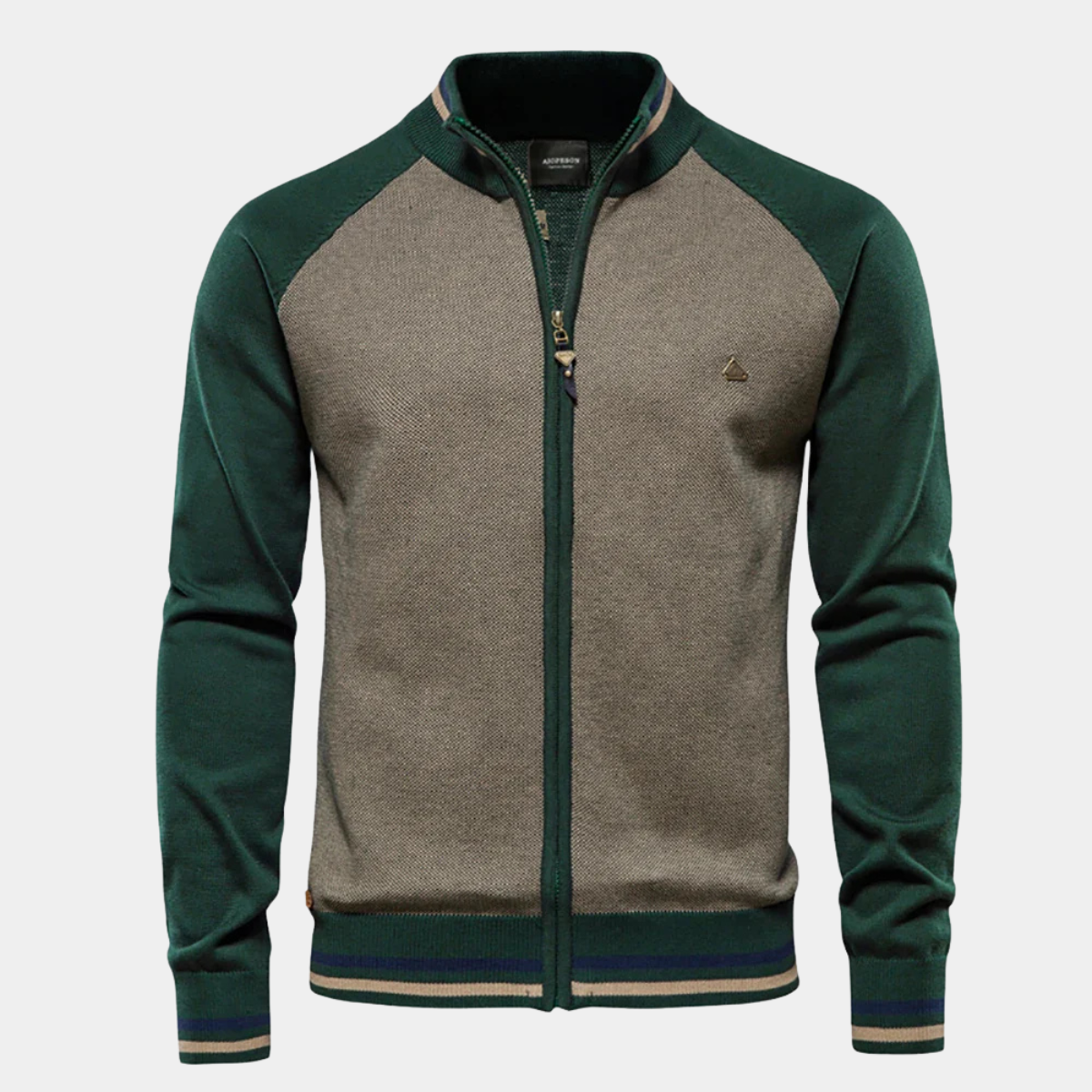 Men's Zip-Up Cardigan | Classic Fit
