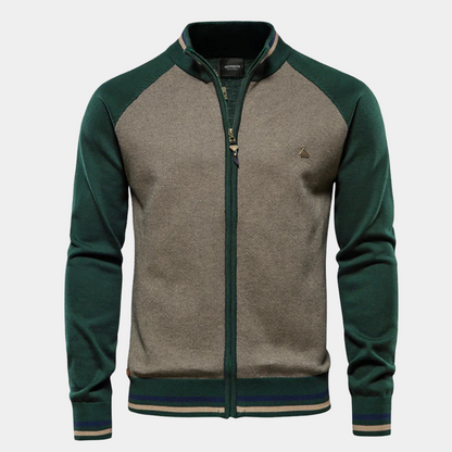 Men's Zip-Up Cardigan | Classic Fit