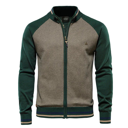 Men's Zip-Up Cardigan | Classic Fit