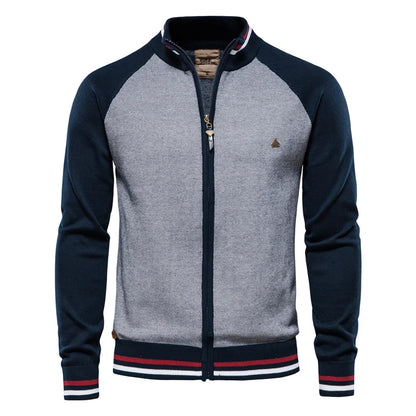Men's Zip-Up Cardigan | Classic Fit