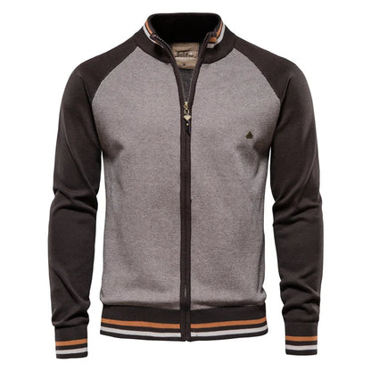 Men's Zip-Up Cardigan | Classic Fit