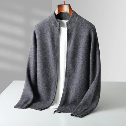 Men's Zip-Up Cardigan | Regular Fit