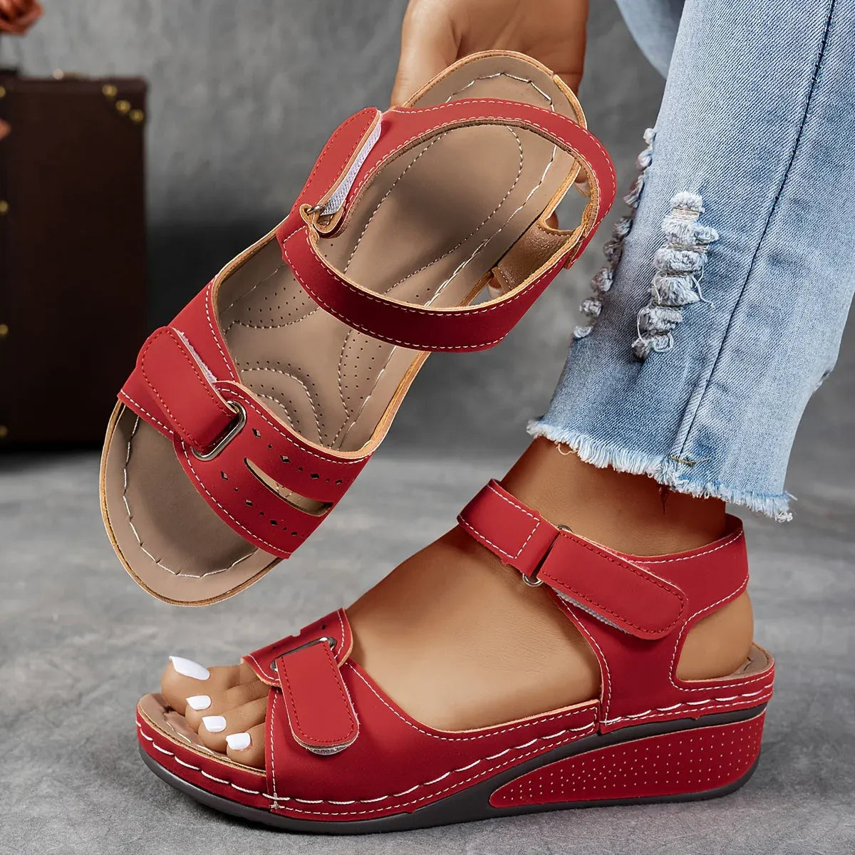 Women's Adjustable Strap Sandals | Orthopedic