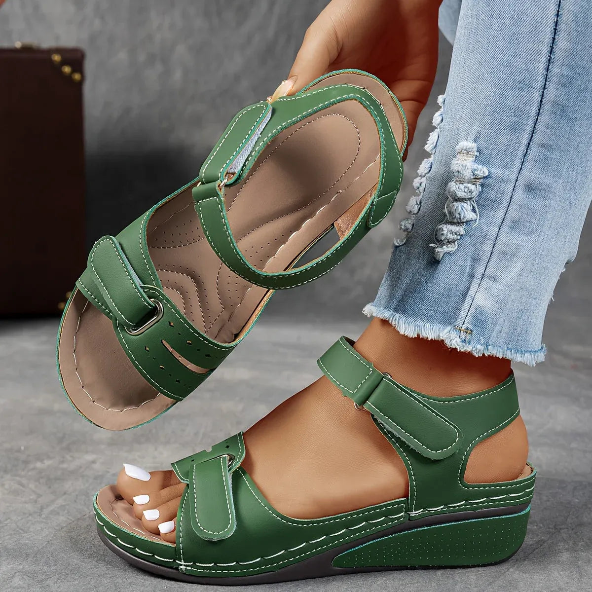 Women's Adjustable Strap Sandals | Orthopedic