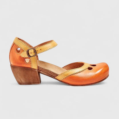 Isolde | Ankle Strap Block Heels