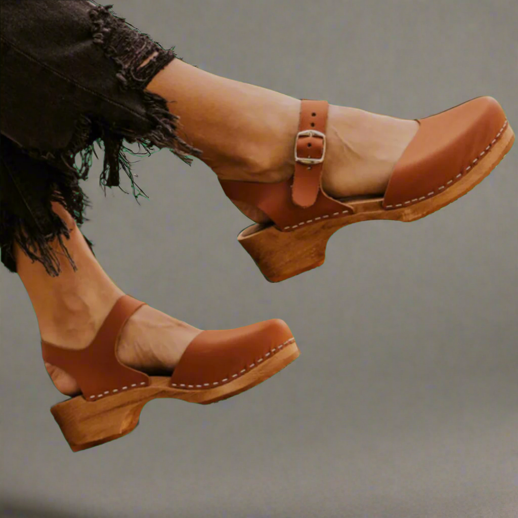 Women's Ankle Strap Platform Sandals | Closed Toe