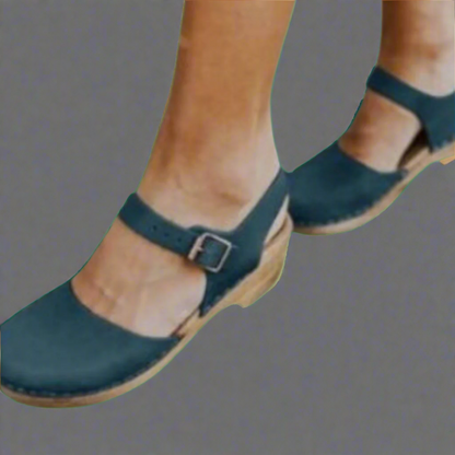 Women's Ankle Strap Platform Sandals | Closed Toe