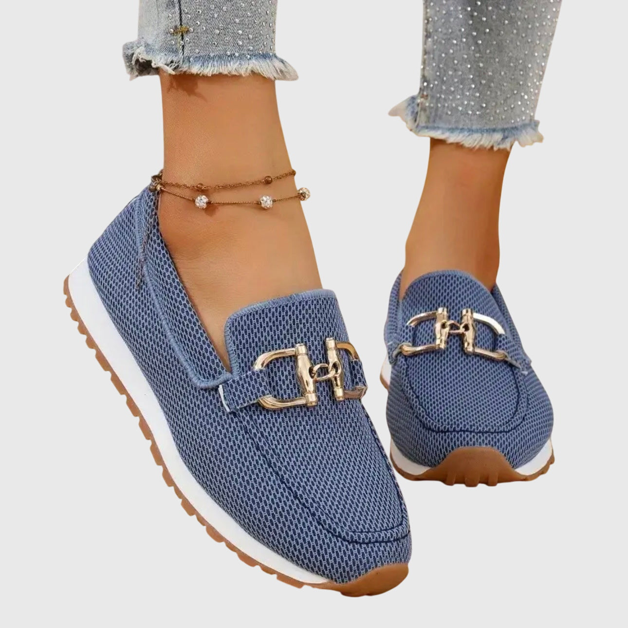 Women's Buckle Slip-On Loafers | Platform