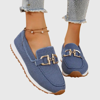 Women's Buckle Slip-On Loafers | Platform