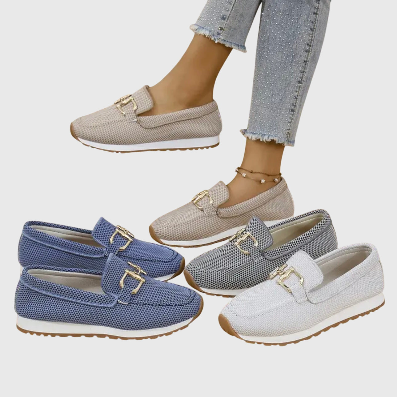 Women's Buckle Slip-On Loafers | Platform