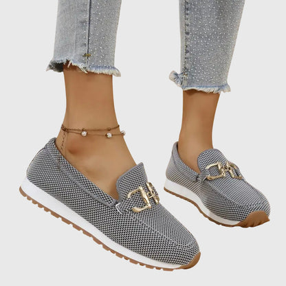 Women's Buckle Slip-On Loafers | Platform