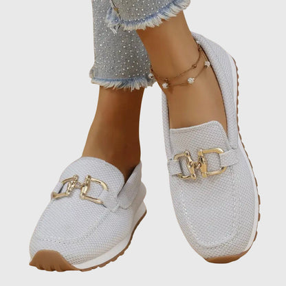 Women's Buckle Slip-On Loafers | Platform