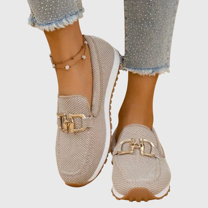 Women's Buckle Slip-On Loafers | Platform