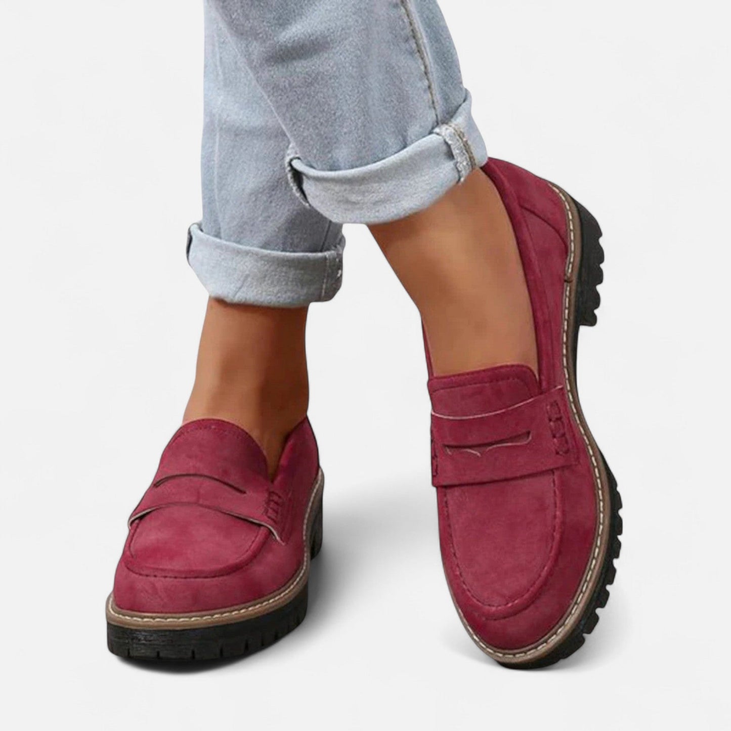 Women's Chunky Penny Loafers | Slip-On