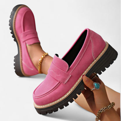 Women's Chunky Penny Loafers | Slip-On