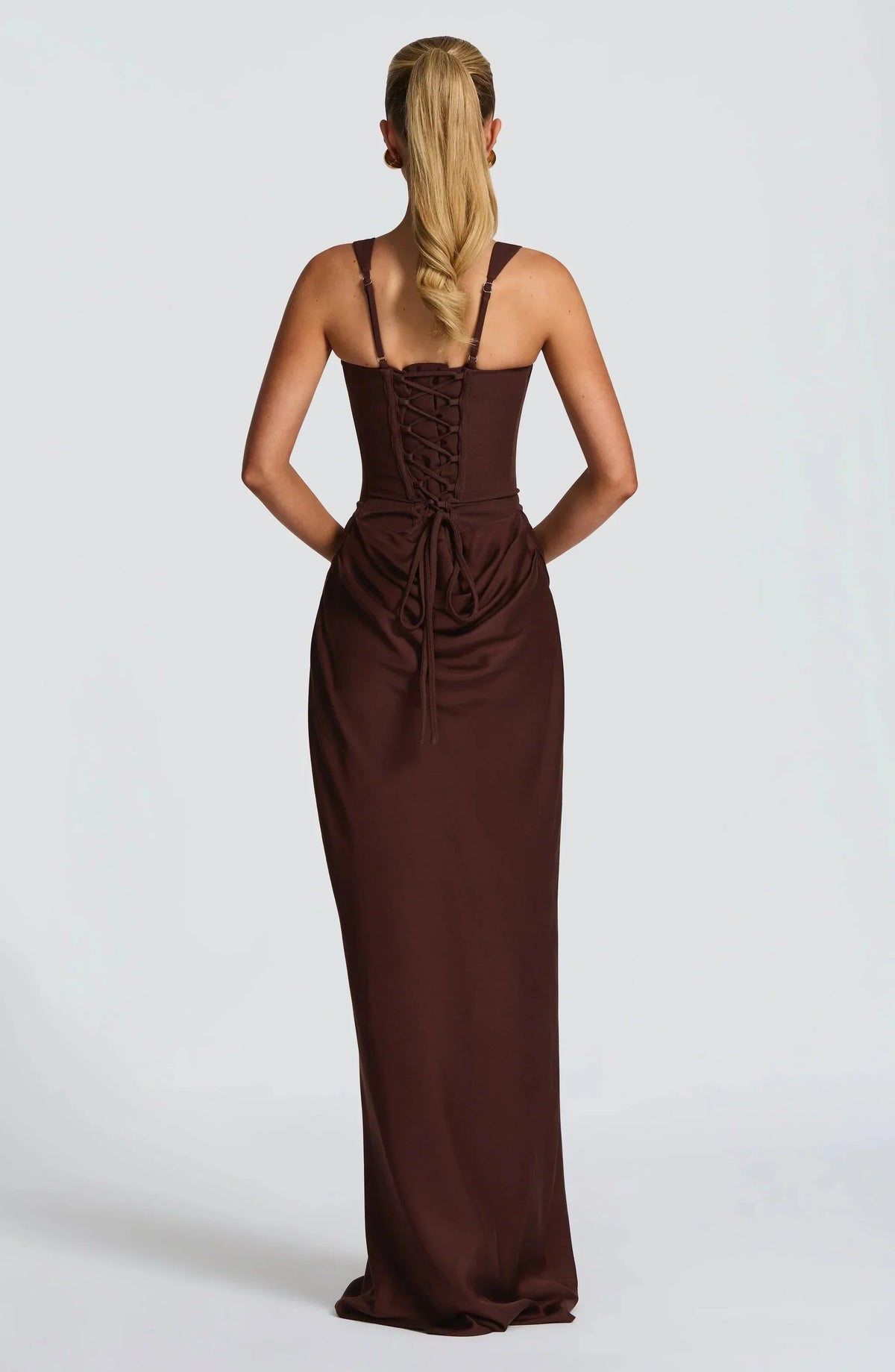 Fern | Maxi Corset Draped Dress