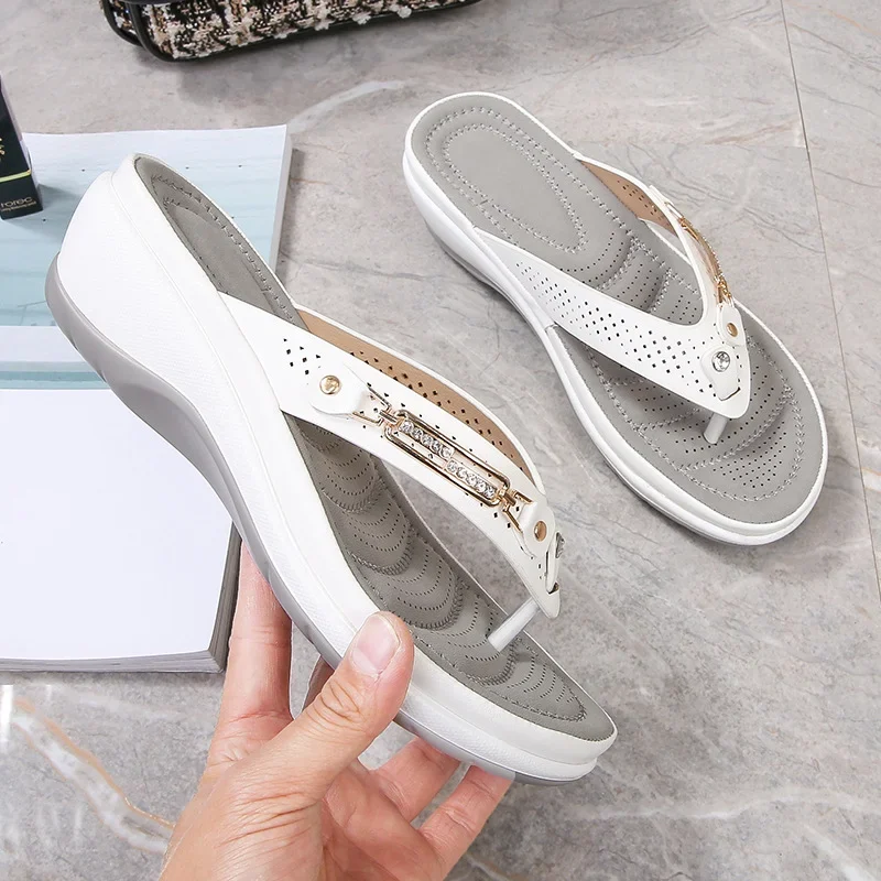 Flora | Cushioned Wedge Sandals