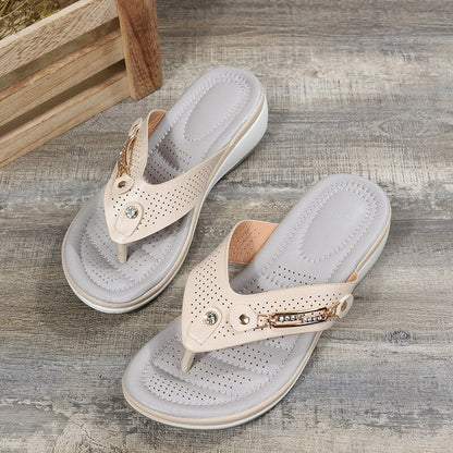 Flora | Cushioned Wedge Sandals