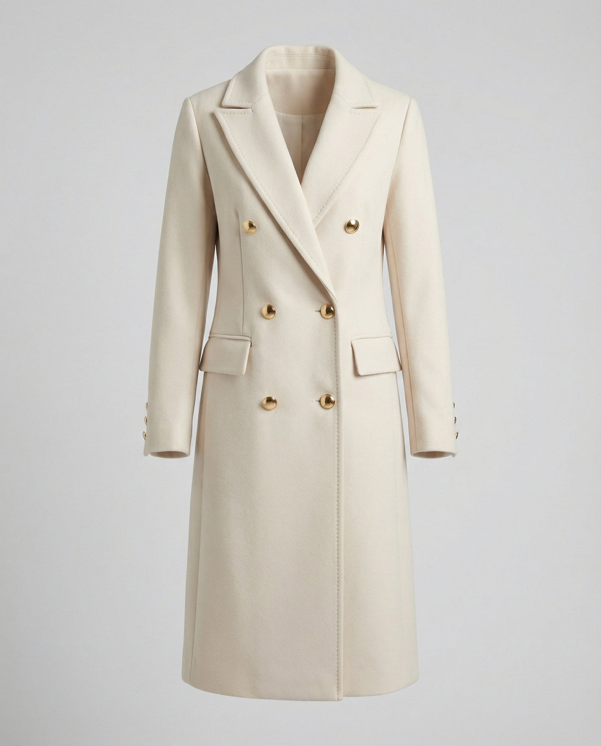 Nora | Longline Double-Breasted Tailored Coat