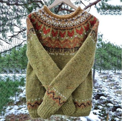 Ivy | Long Sleeve Fair Isle Jumper