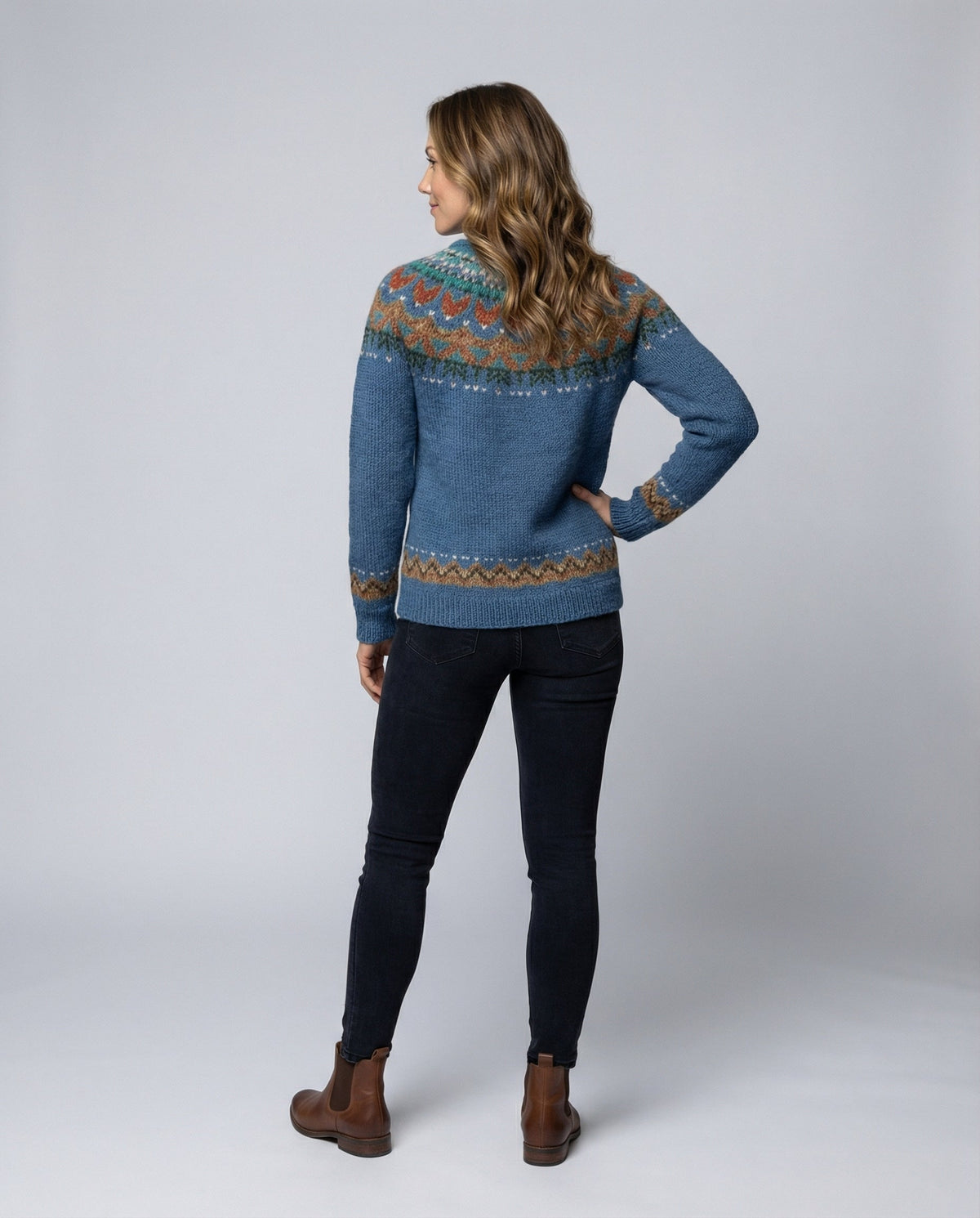 Ivy | Long Sleeve Fair Isle Jumper