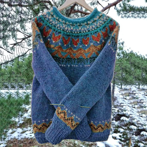 Ivy | Long Sleeve Fair Isle Jumper